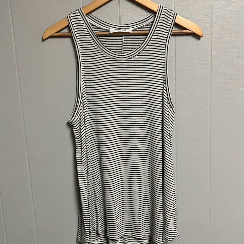 Double Zero Stripe Tank Size Large New Without Tags